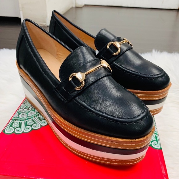 Size 9 Cognac Loafer Platforms - Picture 7 of 11